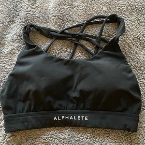 Alphalete Meridian Sports Bra in Black
